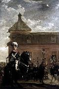 Diego Velazquez Prince Baltasar Carlos with the Count-Duke of Olivares at the Royal Mews oil